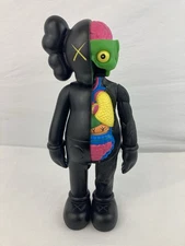 Kaws 14 Inches Tall Black Dissected Companion Vinyl Figure No Box
