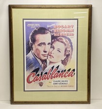 Casablanca Movie Poster Warner Bros Reprint