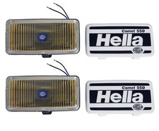 Hella 550 Series 55w 12v H3 Fog Lamp Kit - Amber For Enhanced Visibility