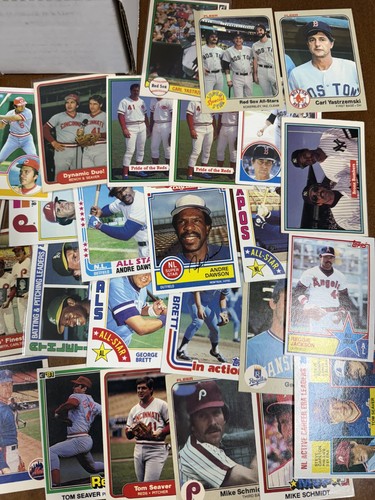 HUGE (~200) 1980-1984 Topps Donruss Fleer Baseball Card HOF Lot VALUE! - Picture 2 of 4