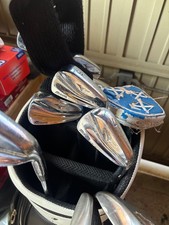Mizuno mp5 iron set 3-pw X100 shafts +3/4 inch longer 1 deg up but not checked