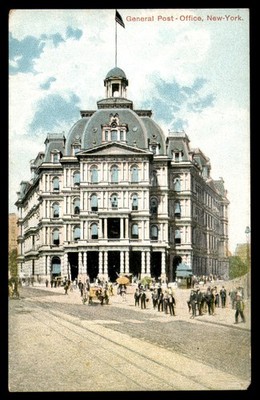 Postcard General Post Office NY NY