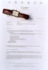 Must de Cartier 2413 Vermeil Tank watch large