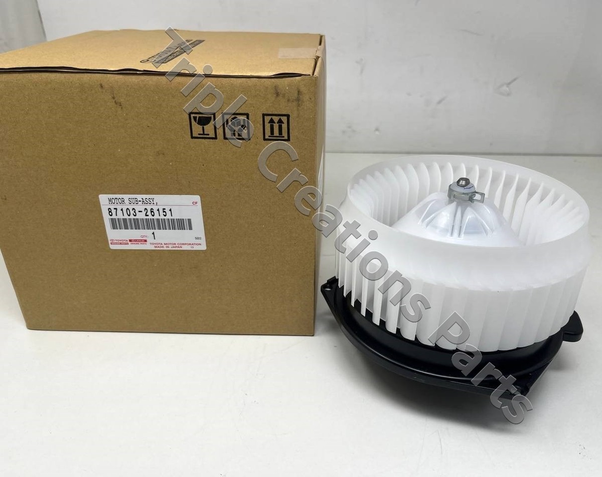Toyota Genuine 87103-26151 Motor Sub-Assy Blower W/Fan 8710326151