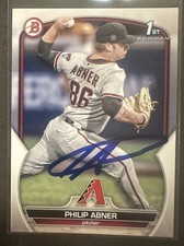 2023 Bowman Draft Philip Abner Auto IP Signed Diamondbacks #BD-165 1st RC Card