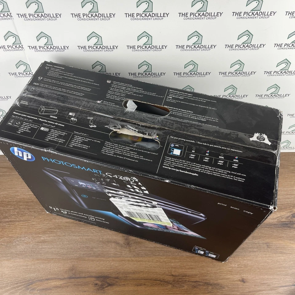 HP Photosmart C4780 Wireless All-in-One Printer Scanner Copier - NEW - Image 2 of 4