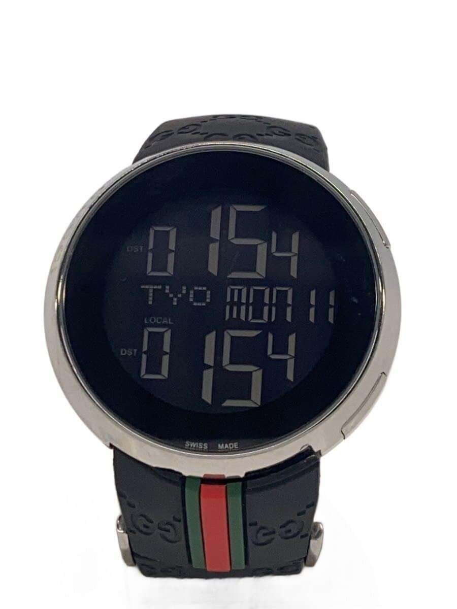 GUCCI i-GUCCI Quartz 316L Men's Watch from Japan G0210