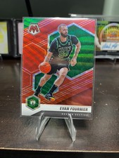 2020-21 Panini Mosaic - Evan Fournier #132 Red Wave Mosaic Prizm