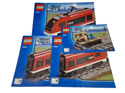 Lego  Eisenbahn TRAIN 7938 Bauanleitung BA Bauplan INSTRUCTIONS ZUG