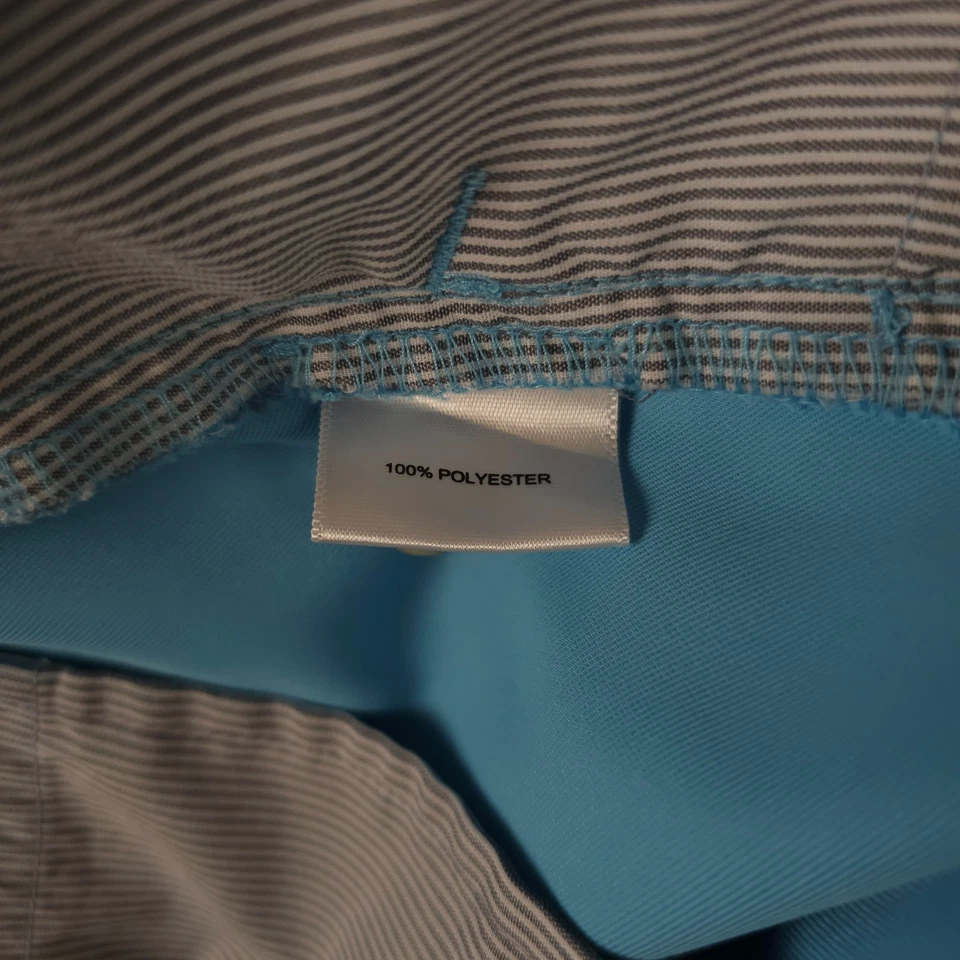 Pantalones Cortos Deportivos Peter Millar Crown Para Hombre 36 Azul Salem Performance Golf Informales 8" Foto 4 de 4