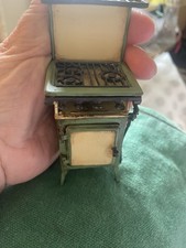 antique cast iron Miniature gas stove vi dolls House/ miniture oven