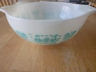 Vintage Pyrex Cinderella  Amish Butterprint #443  2 1/2 Quart Bowl