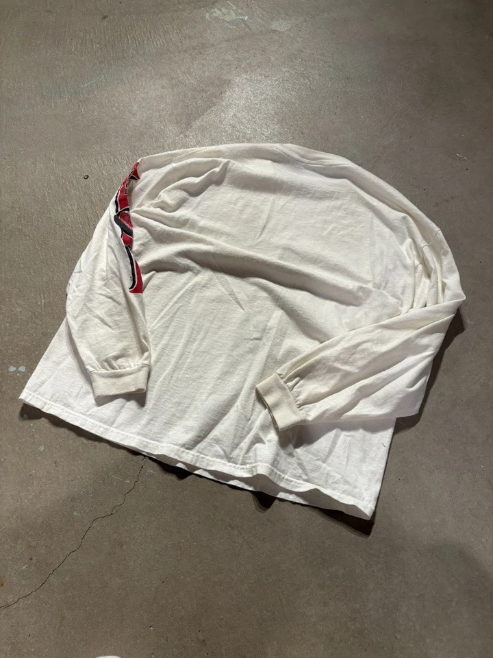 Vintage Detroit Redwings Majestic manga longa com gráficos masculinos tamanho grande - Imagem 3 de 3