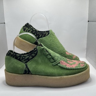 Salehe Bembury x Clarks Originals Lugger Mud Moss Green Mens Size 7 STORE MODEL