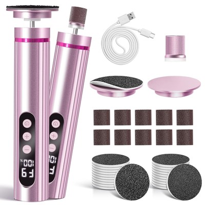Electric Foot File Callus Remover - Professional Cordless Foot Sander for Cra...