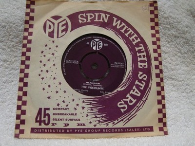 THE VISCOUNTS   Fee-Fi-Fo-~Fum / Shortnin' Bread  VINYL 7'' SINGLE  Pye 7N 15287