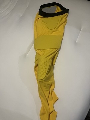 McDavid Men's 2XL Football 6 Padded Pants Yellow No Tags