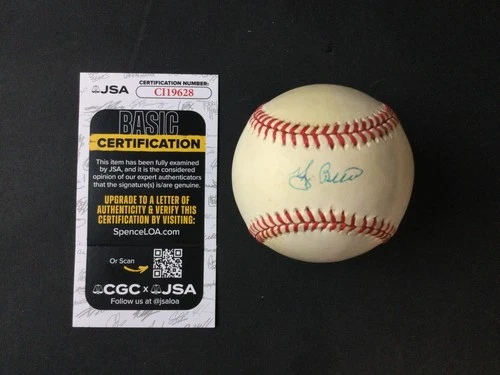 Yogi Berra Signed Rawlings Baseball JSA Cert New York Yankees HOF NO RESERVE!