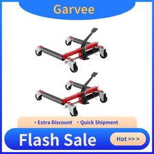3000 Lbs Capacity Vehicle Positioning Wheel Dolly Hydraulic Foot Pump Hydraulic