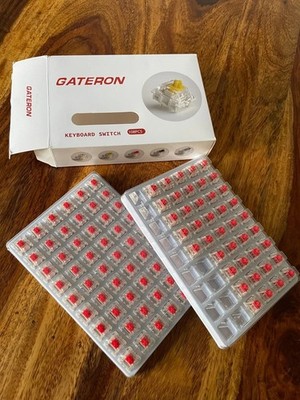 Gateron G Pro Red 3.0 Switches 95 Stück lubed linear Custom Keyboard Tastatur