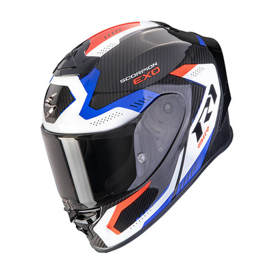 SCORPION EXO-R1 EVO CARBON AIR PROPEL Helm Schwarz Weiß Rot 2026