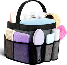 Mesh Shower Caddy Portable for College Dorm Room Camping Essentials, Shower Cadd