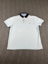 Tommy Hilfiger Men's Size Small Polo Shirt with Navy Collar
