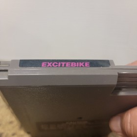 Excitebike (Nintendo Entertainment System, 1985) NES Authentic Cart Only