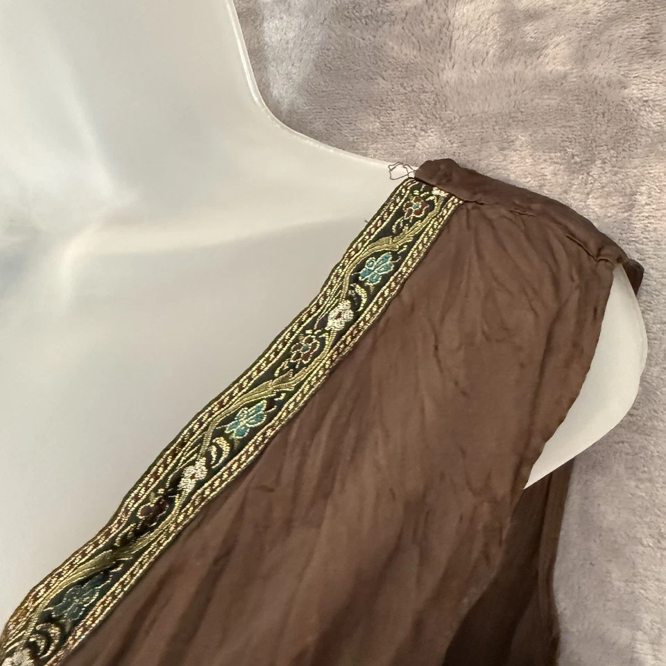 Blusa Babydoll Vintage Cato Feminina Y2K Fada da Floresta Grunge Marrom Tamanho M Goblincore - Imagem 2 de 4