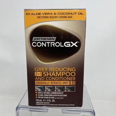 Just For Men Control GX 2in1 Shampoo & Conditioner reduziert graue Haare 118ml