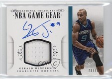 2014 National Treasures NBA Game Gear Signatures /75 Gerald Henderson Auto 1pe9
