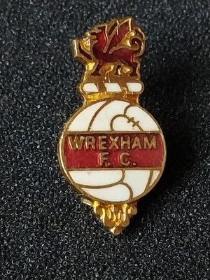 alte Nadel old badge EMAILL. 80er J. * AFC Wrexham FC * England