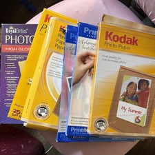 Kodak Premium Picture Photo Paper 8.5×11 PrintWorks RoyalBrites Gloss Matte Lot 
