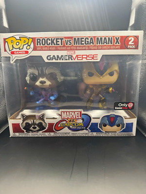 Funko Pop! Games: Marvel vs. Capcom Infinite - Rocket & Mega Man X 2-Pack