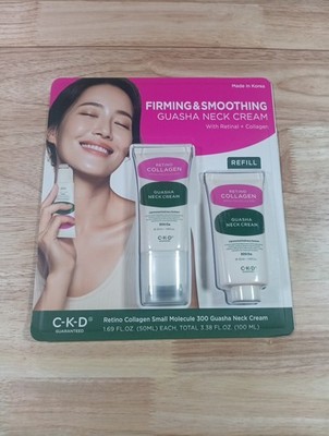 CKD Retino Collagen Guasha Neck Cream + Refill 1.69 oz New Exp 2028