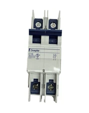 UL489 Doepke C15, DLS9 2C15UL , Molded Case Circuit Breaker , 2 Pole, 10KA IR