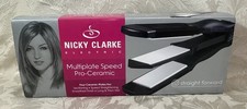 Nicky Clarke Double Hair Straighteners Multiplate Pro Ceramic Model NCS30 - NEW