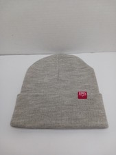 Kimes Ranch Cuffed Beanie Knit Acrylic Cap Gray-ish Beige USA Made NEW!