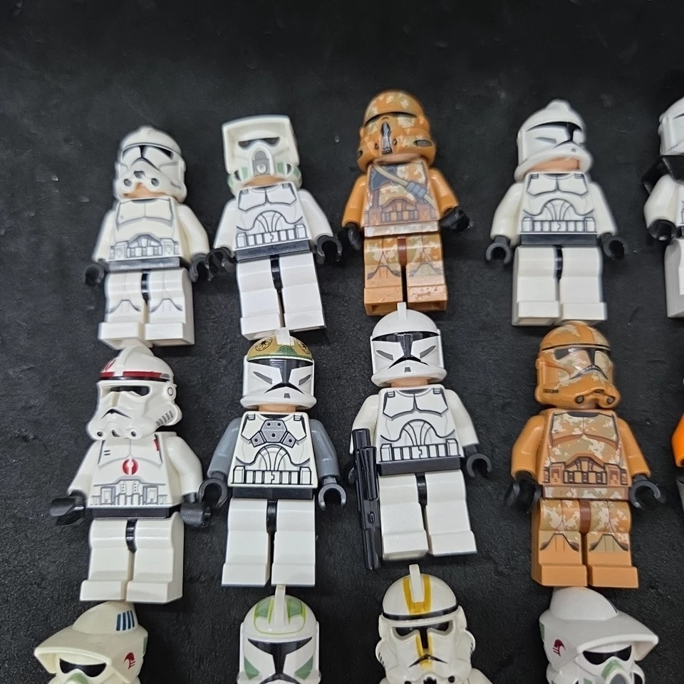 Lote de 15 minifiguras LEGO Star Wars Clone Trooper  Foto 4 de 4