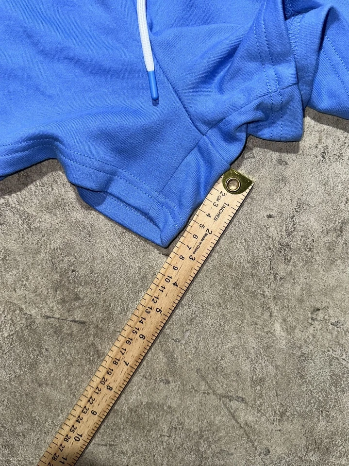 Pantalones Cortos Forever 21 Fubu Para Mujer Talla S Tejidos Cordón Azul Bordado Logo Foto 3 de 4