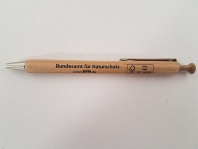 EDLER KUGELSCHREIBER BUNDESAMT FÜR NATURSCHUTZ - BFN HOLZ  KULI NEU