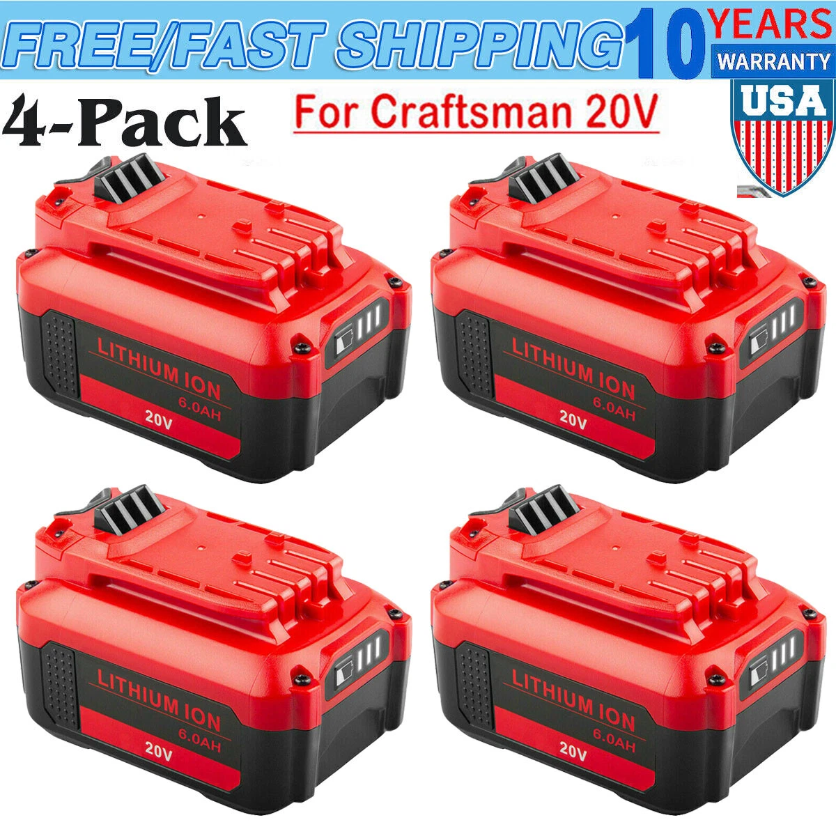 Craftsman 20v 9ah battery sale