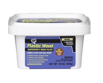 Relleno de látex de madera de plástico Dap 00529, 16 oz - Imagen 1 de 1
