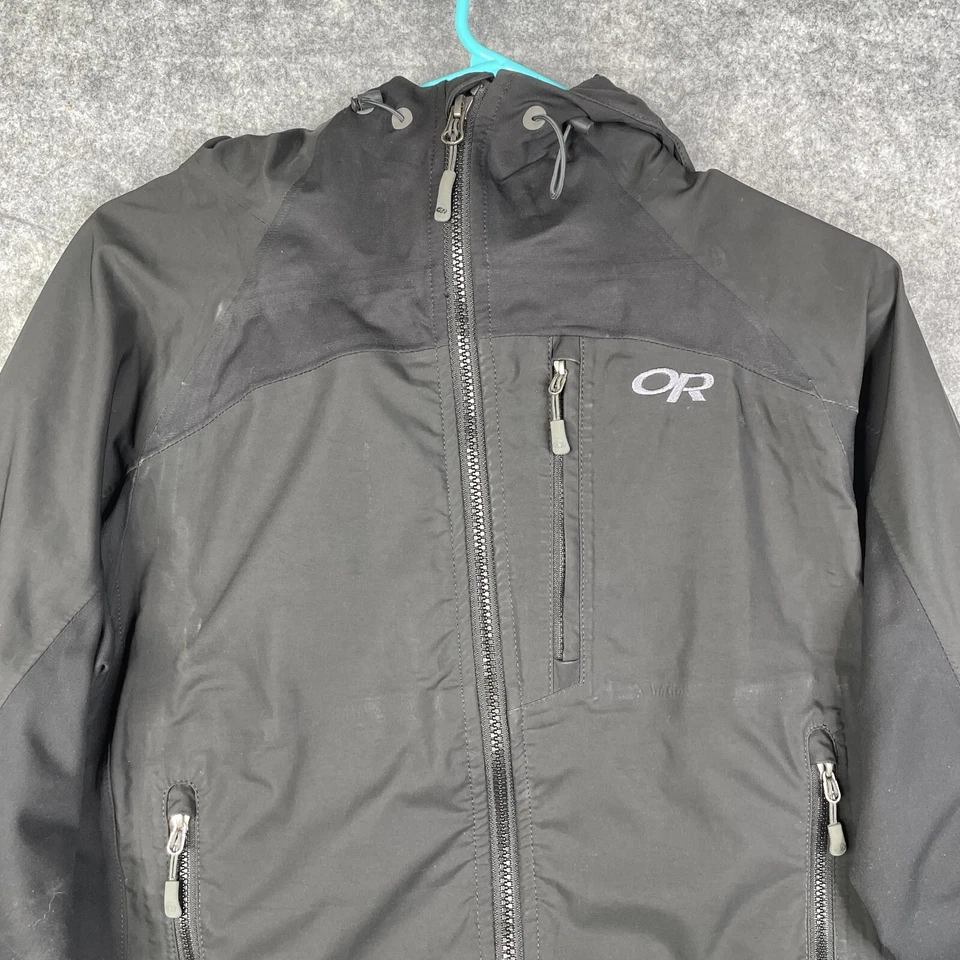 Chaqueta de investigación al aire libre para mujer con encadenamiento medio negra de nailon senderismo al aire libre Foto 2 de 4