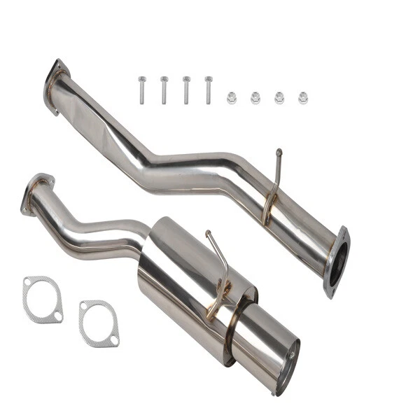 Full Stainless Catback Exhaust Drift Spec for Infiniti G35 2Dr Coupe 2003-2007 - Image 2 of 4