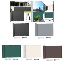 Balcony Privacy Fence Windbreak (HDPE) Weather Resistant Deck Patio Backyard