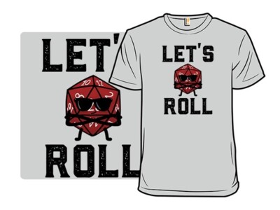LET S ROLL Men s Medium Gray Graphic T-Shirt (Brand New) [Men s Cheap T-Shirt]