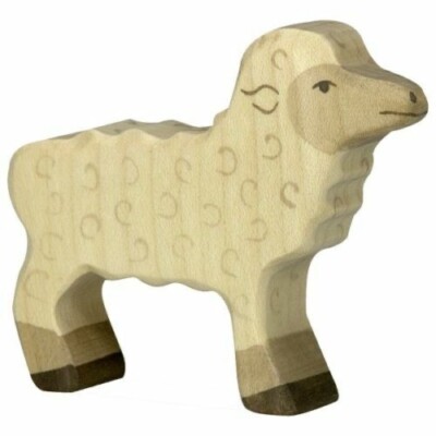 Holztiger 80076 Lamb white Wooden animal (previously 1570) for