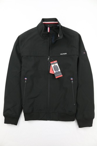 Tommy Hilfiger Mens Bomber Jacket Black Green S M L XXL Softshell Mesh Lined NWT - Picture 17 of 25