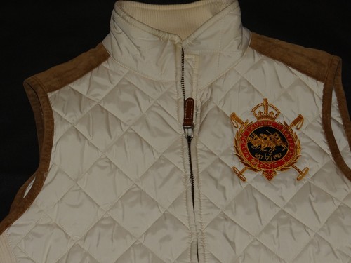 Polo Ralph Lauren, Damen Steppweste, weiß-creme Gr.L/G - Bild 4 von 9